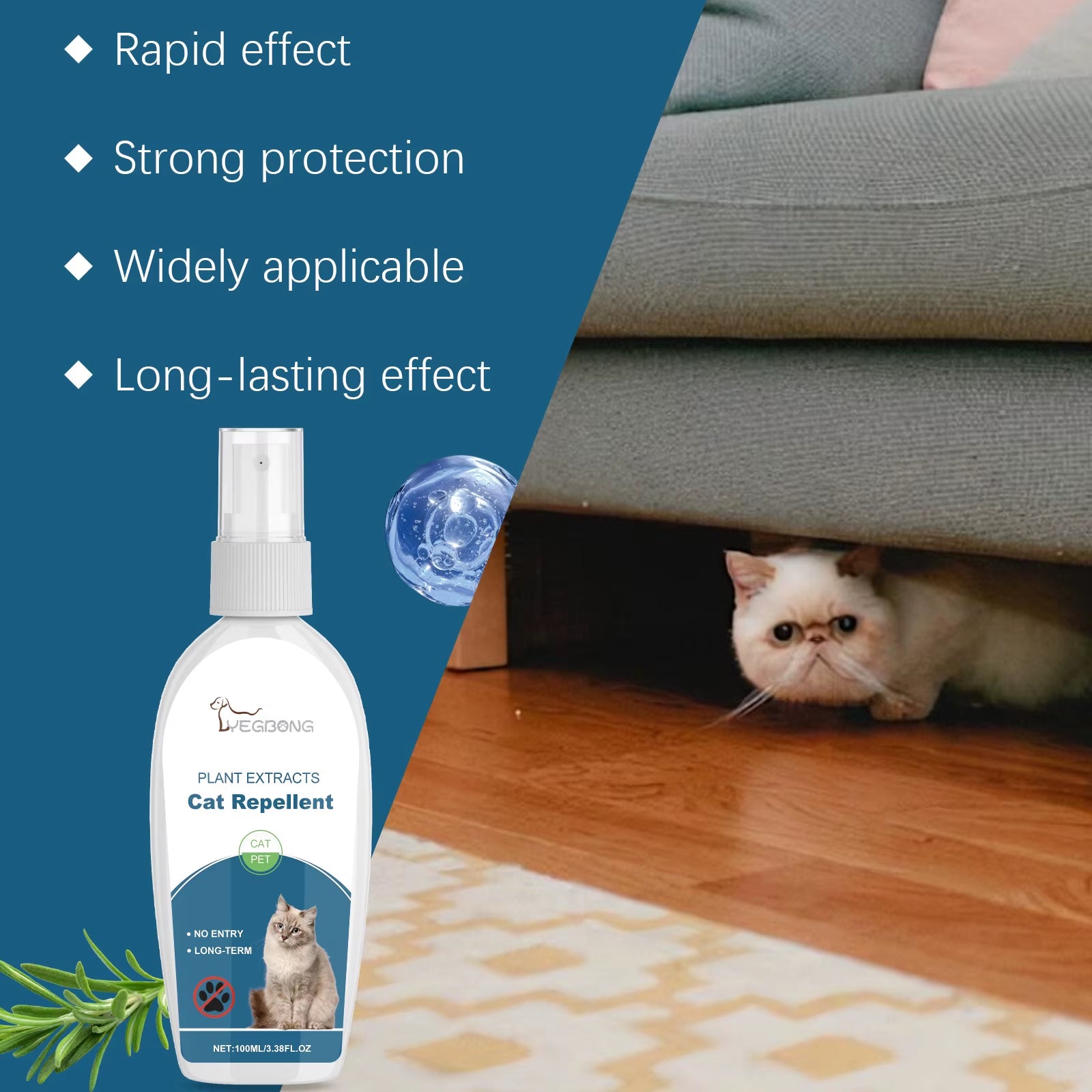 Cat Repellent Spray anti Scratch Prevent Biting Scratching Stop Sofa Chew Gnaw Corrector Furniture Protect Pet Training Liquid