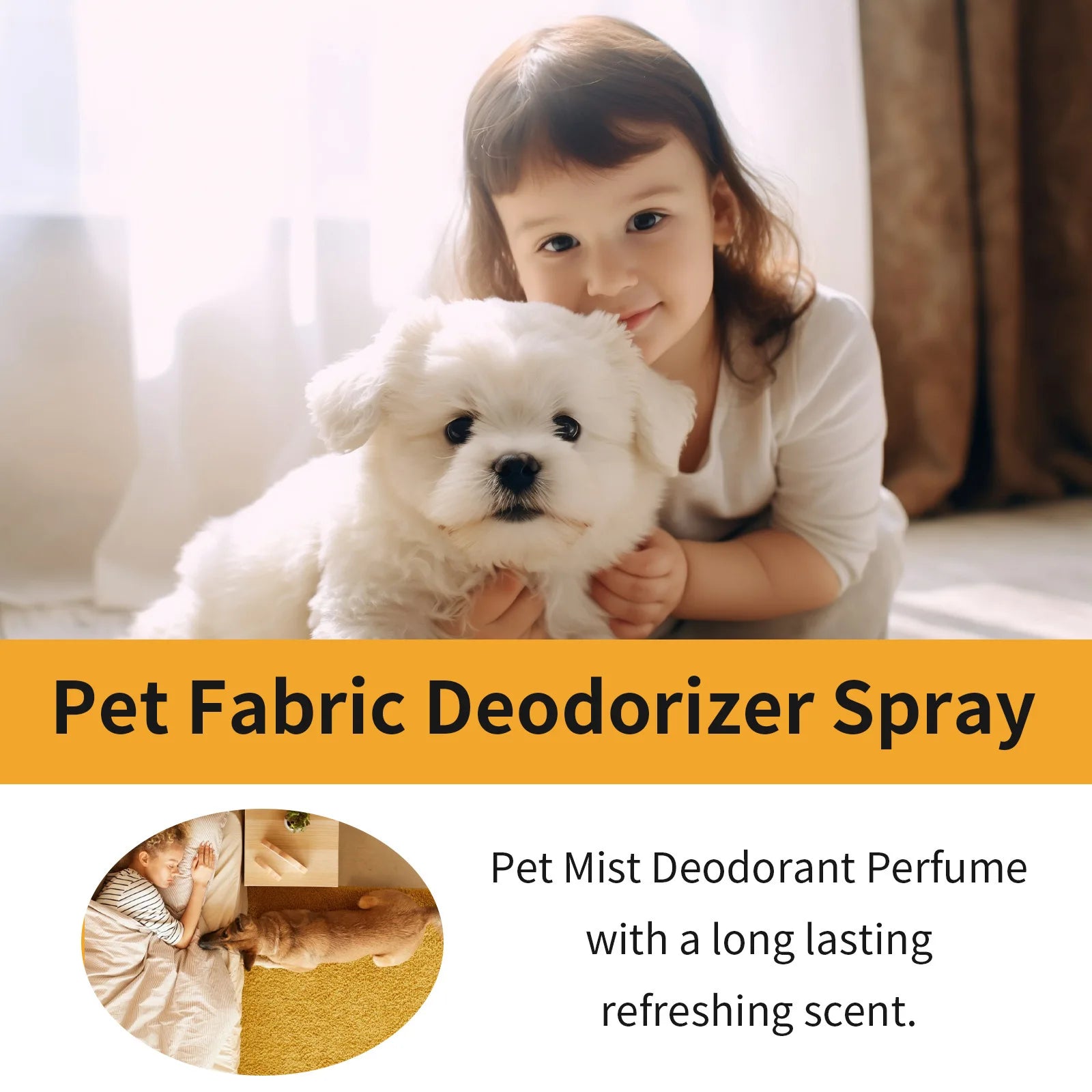 Natural Pet Deodorant Spray - Eliminate Odors & Freshen Up Your Dog!