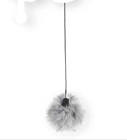 Interactive Electric Flutter Cat Teaser Toy - Rotating Yoyo Lifting Ball for Endless Fun!