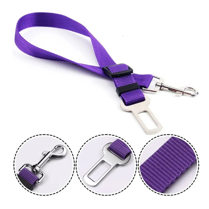 Car Leash Pet Dog Safety Leash Car Pet Leash Car Pet Seat Belt Adjustable Puppy Accessories