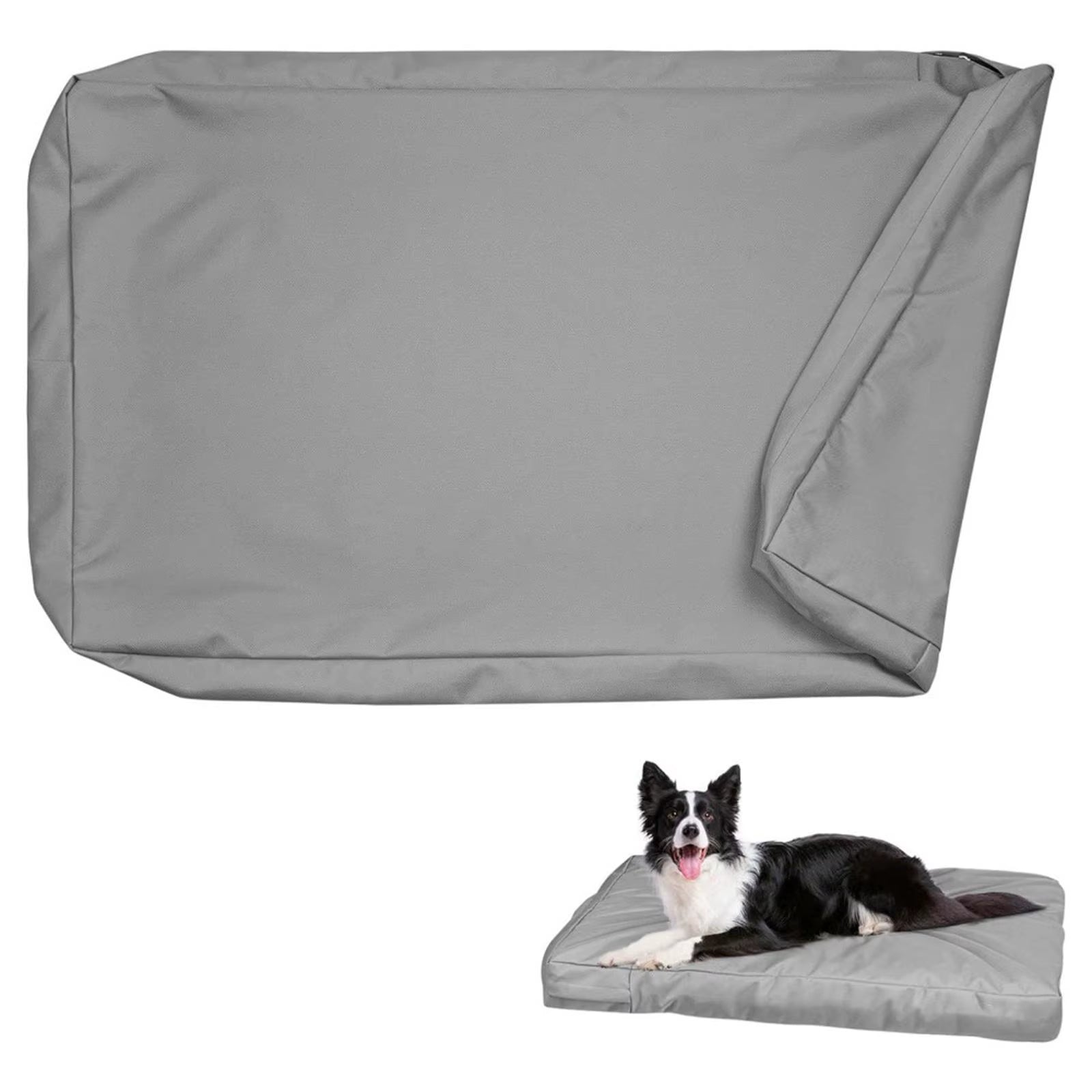 Waterproof Oxford Cloth Dog Bed Cover - Washable Replacement for Crate Pads - Perfect for Puppies and Kittens