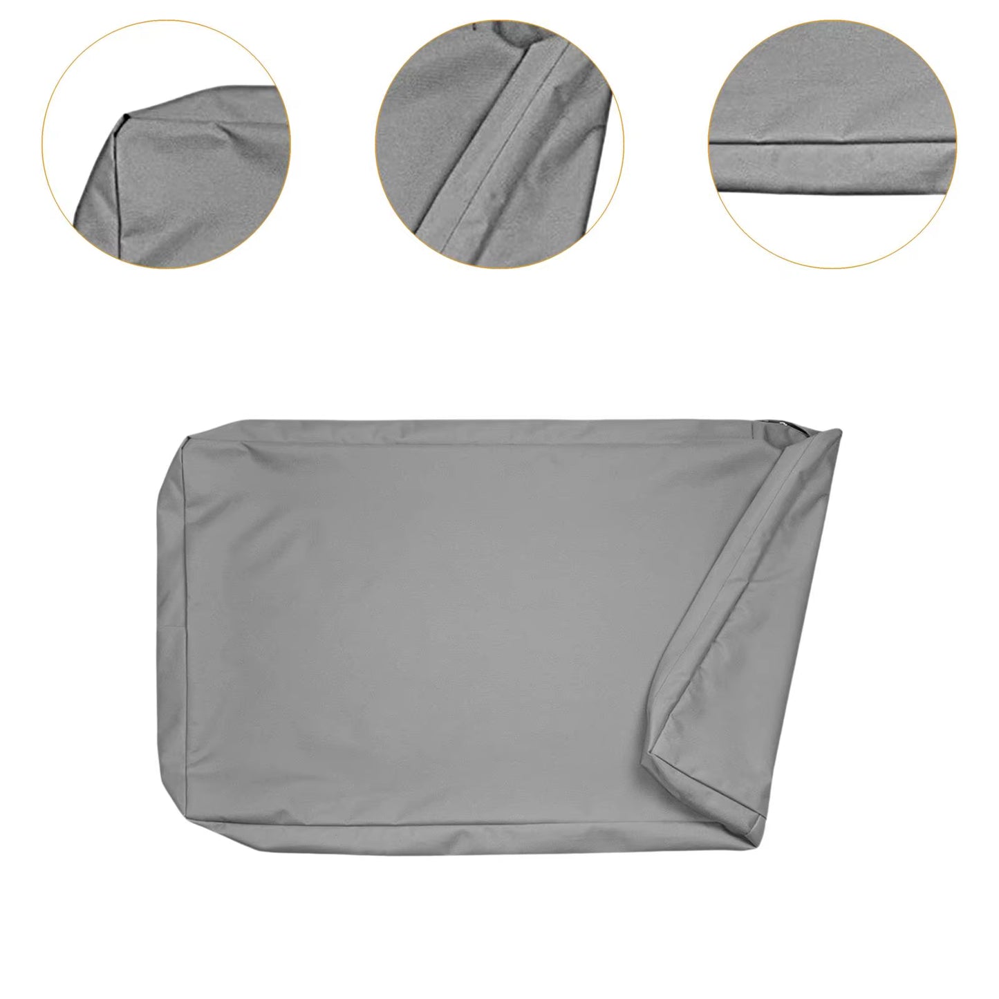 Waterproof Oxford Cloth Dog Bed Cover - Washable Replacement for Crate Pads - Perfect for Puppies and Kittens