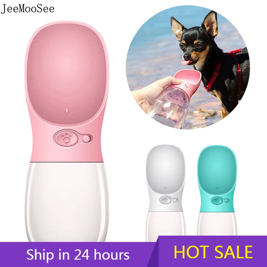 350ML 480ML 550ML Portable Pet Dog Water Bottle Travel Puppy Cat Drink Bowl Outdoor outside Pet Feeder Dispensador Agua Perro