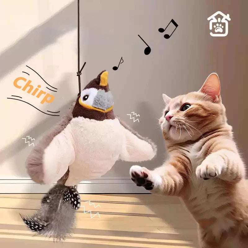 Interactive Rechargeable Rolling Ball Toy for Dogs and Cats - Smart Electric Pet Toy with Faux Tail for Training and Fun!
