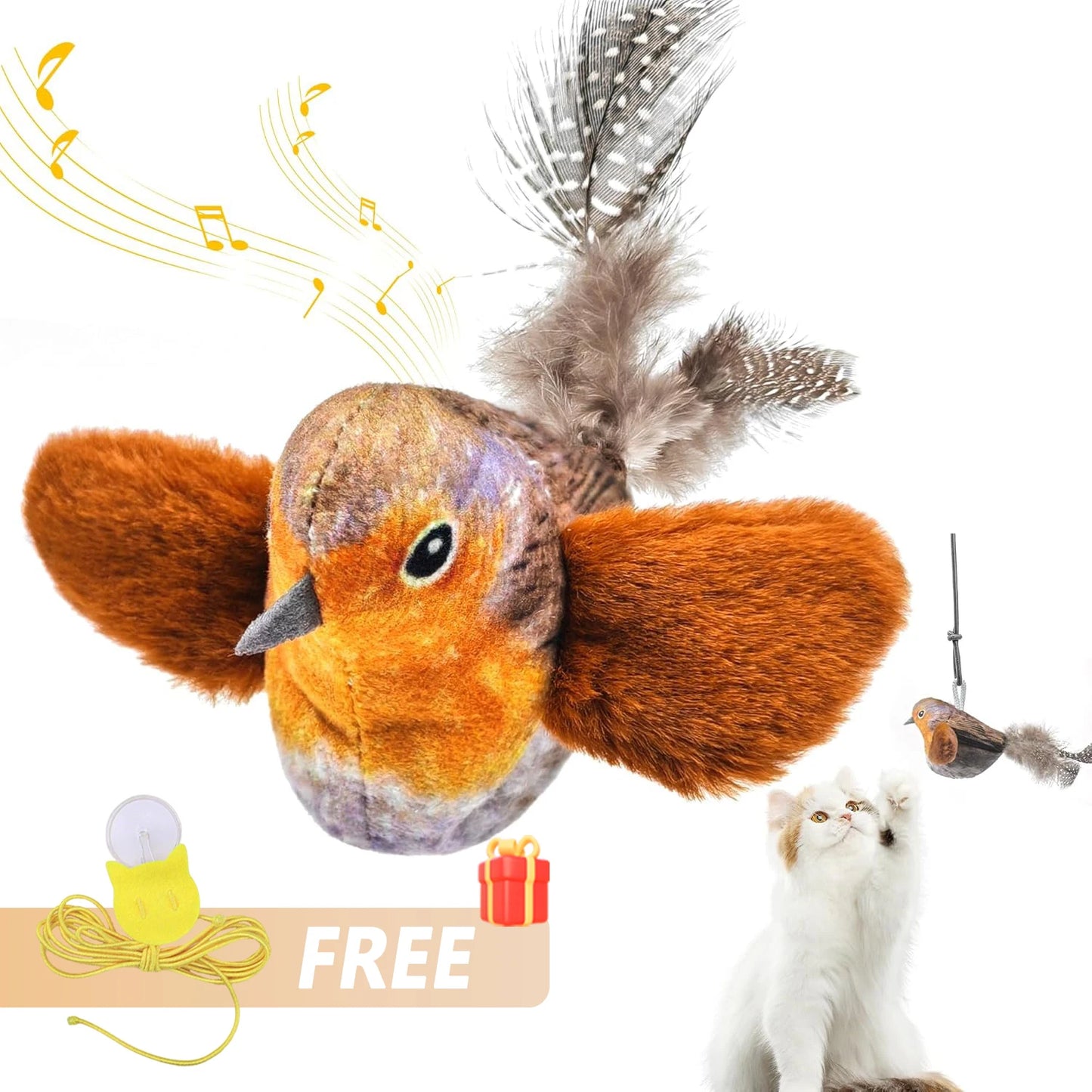 Interactive Rechargeable Rolling Ball Toy for Dogs and Cats - Smart Electric Pet Toy with Faux Tail for Training and Fun!