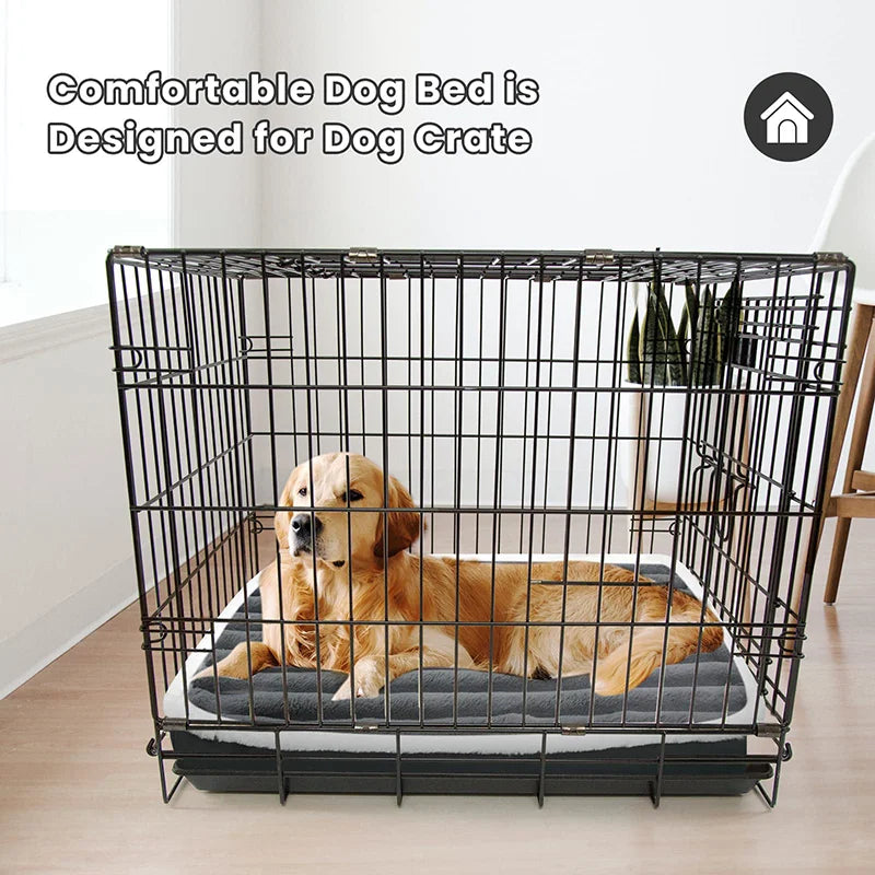 Cozy Zippered Dog Bed Mat & Removable Cat Nest - Washable Cushion for Small to Medium Pets
